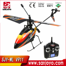 2.4G 4CH simple lame wl v911 ​​hélicoptère Gyro RC MINI extérieure r / c copter avec LCD et 2 batteries v911 ​​hélicoptère